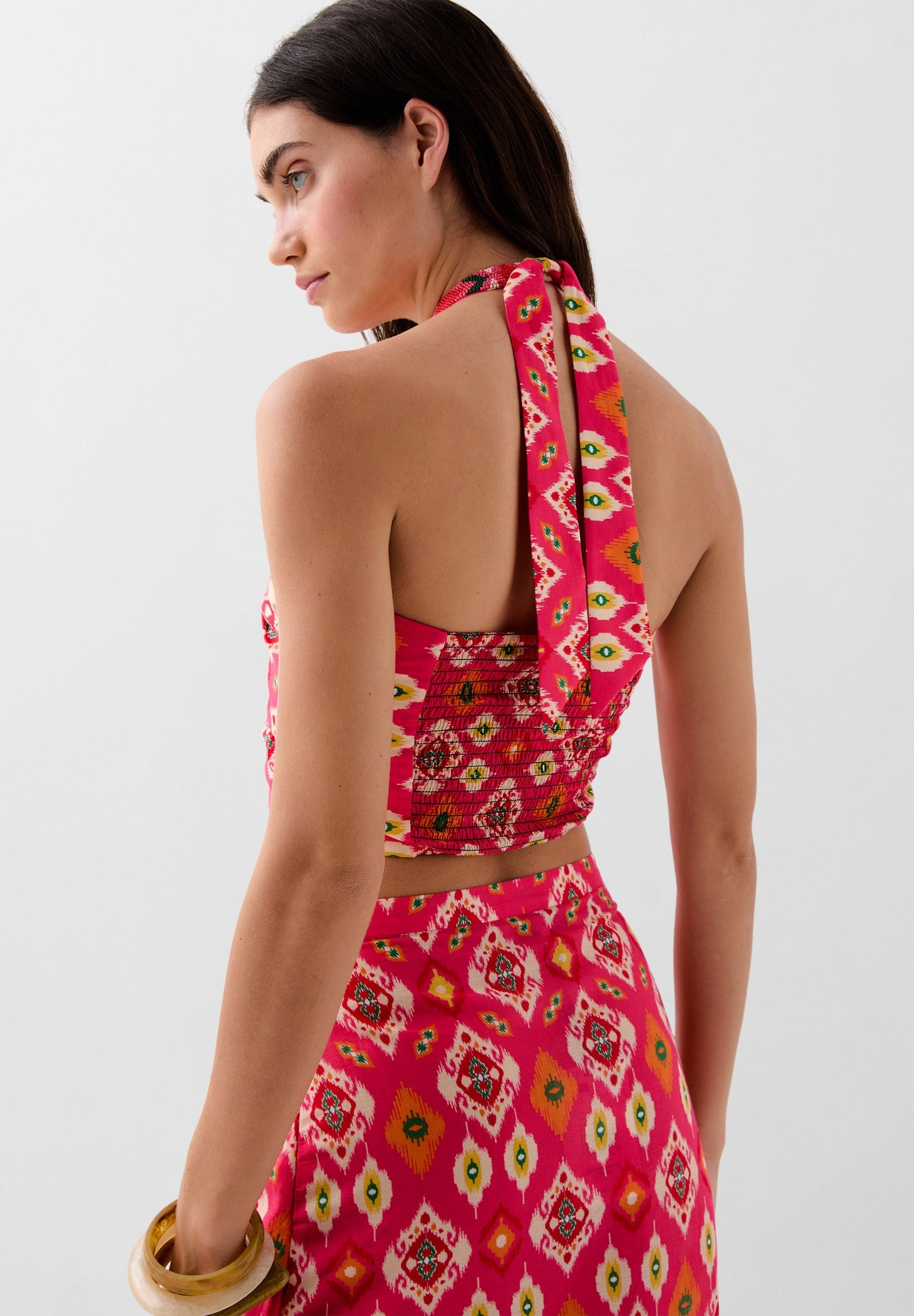 TOP ETHNIC-PRINT PERLEN