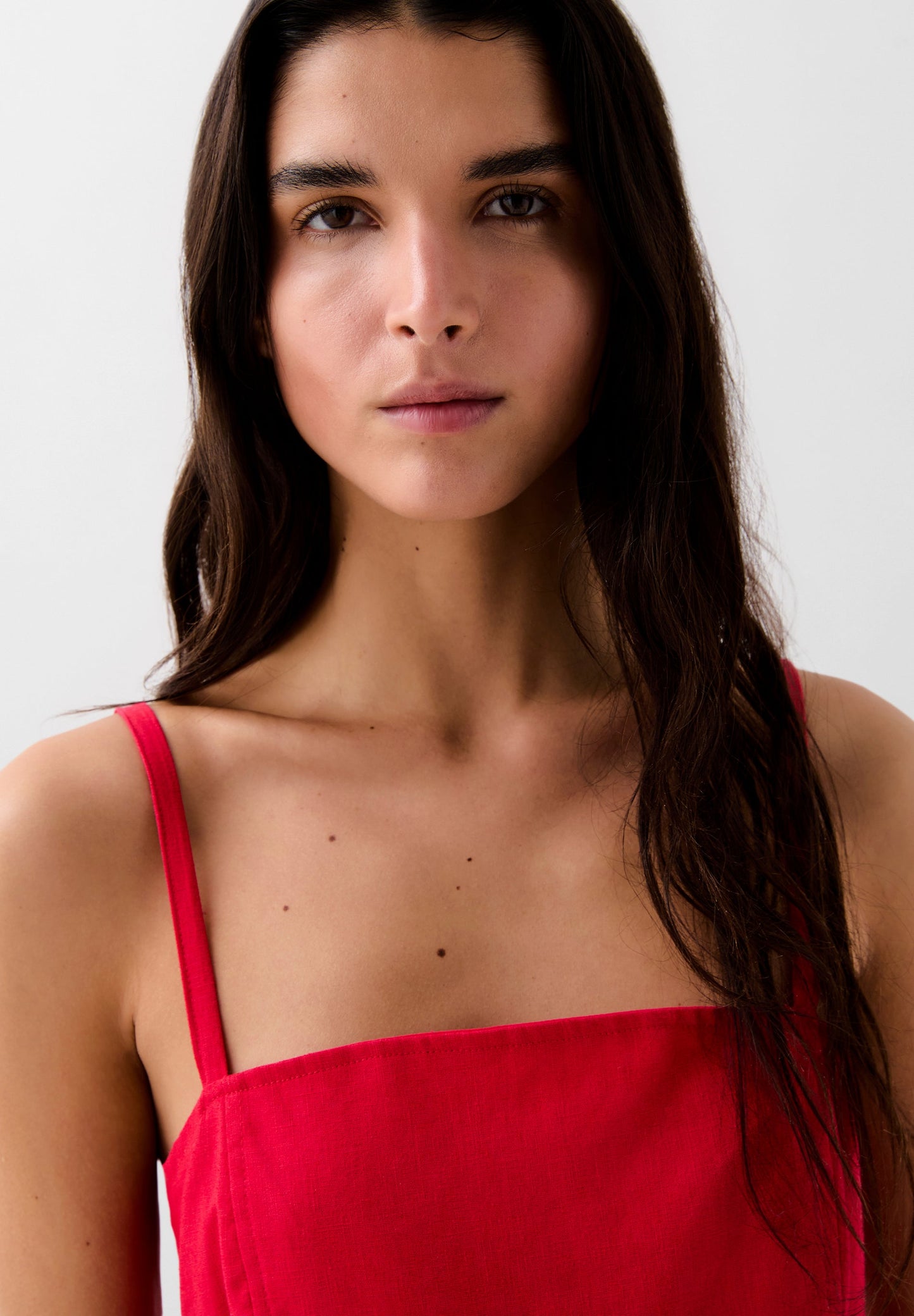 SCLINEN SCALLOP DRESS