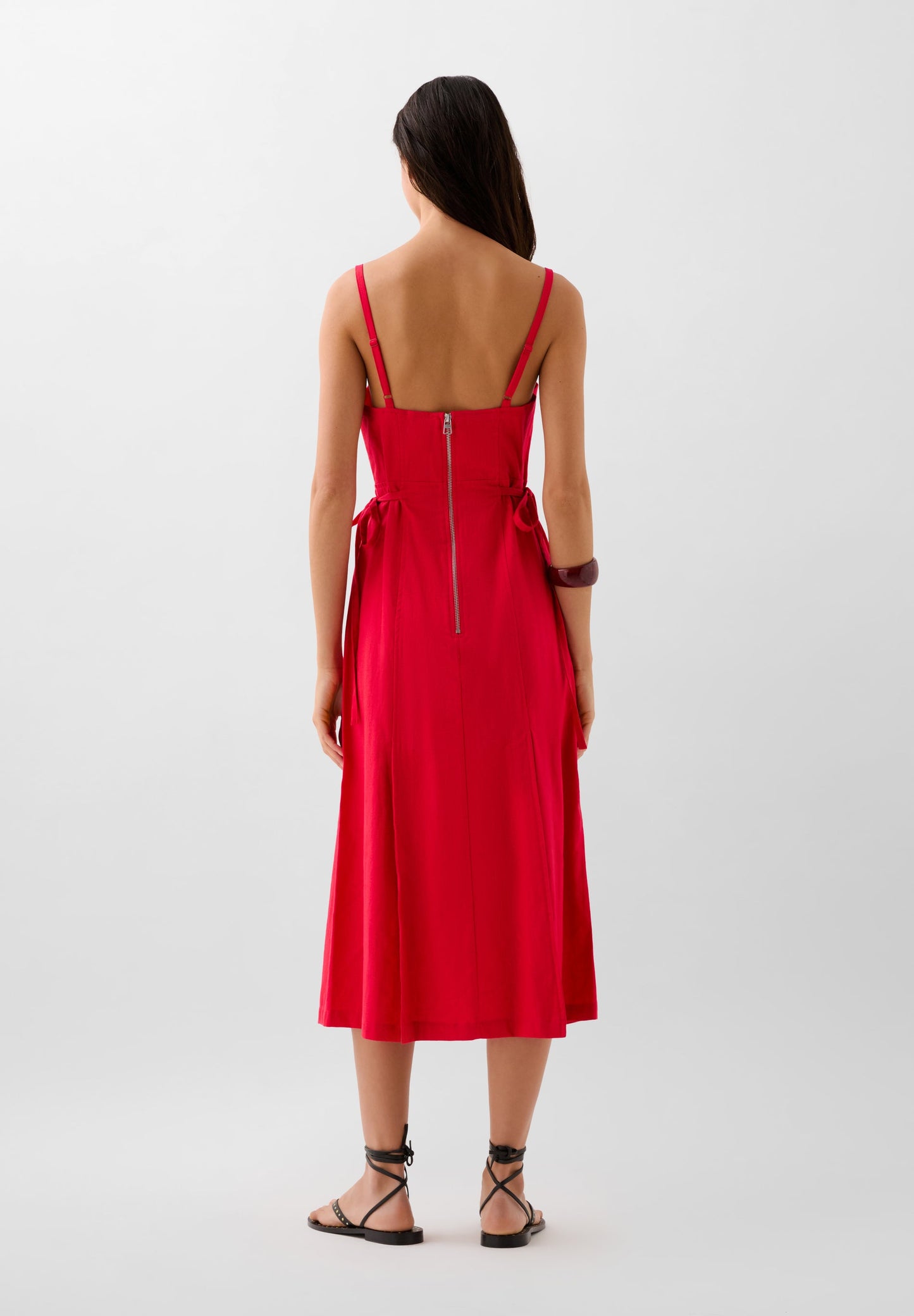 SCLINEN SCALLOP DRESS