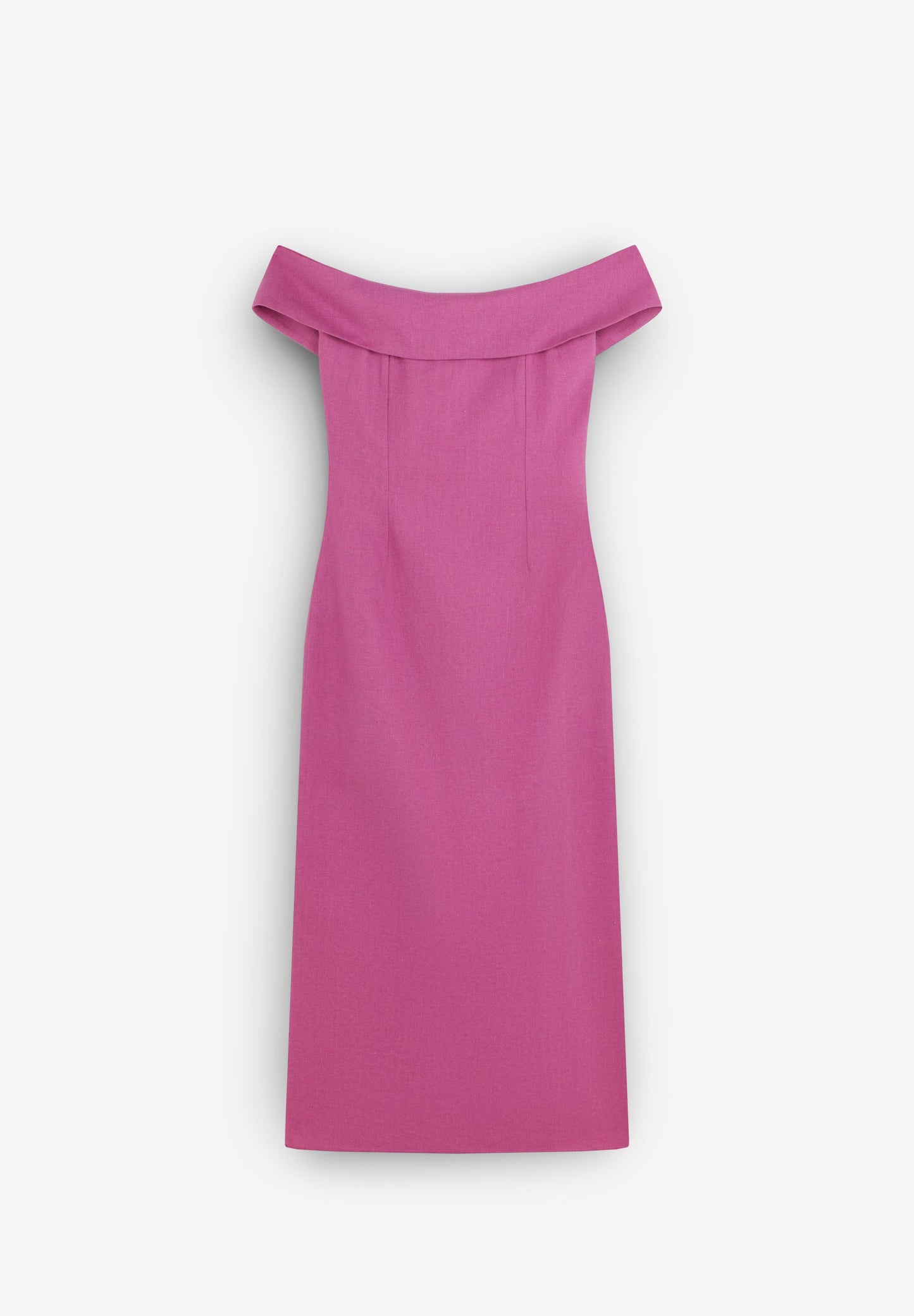 SCSTRAPLESSLINEN DRESS