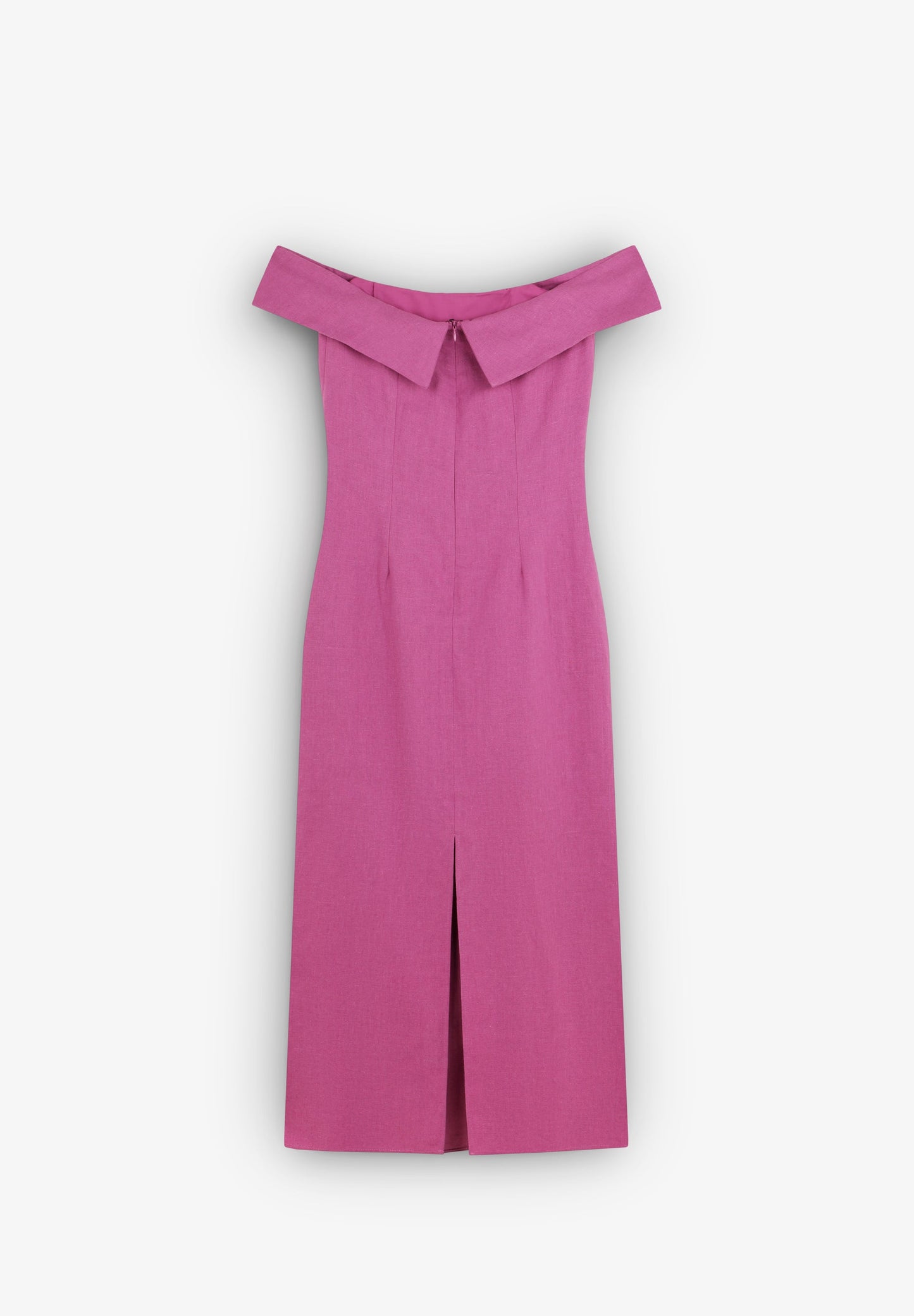 SCSTRAPLESSLINEN DRESS