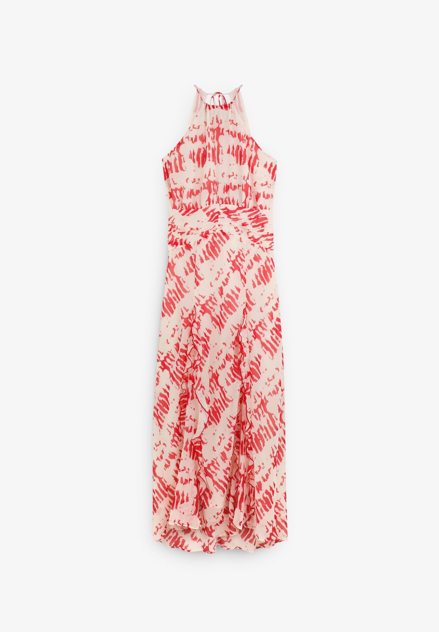 SCRUFFLE SLEEVE DRESS