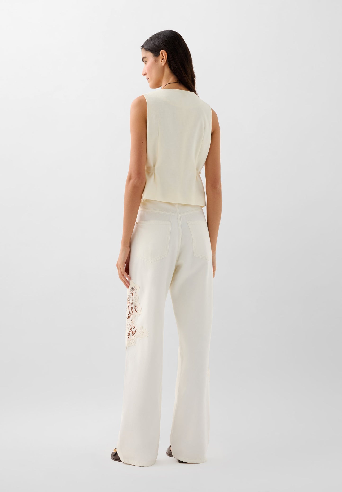 SCGUIPOUR PATCH DENIM PANT