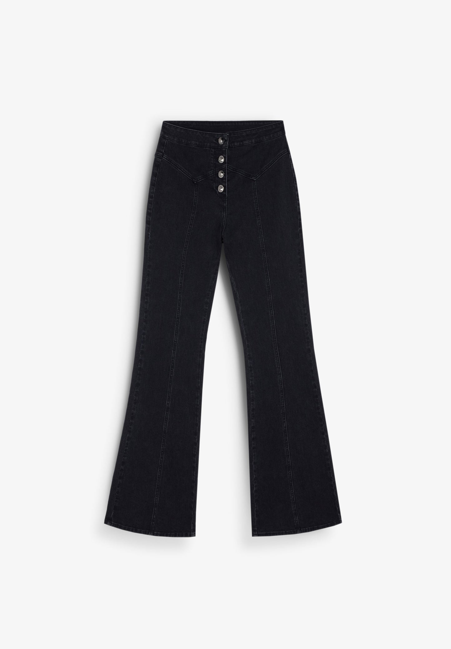 JEANS IM BOOTCUT MIT KNÖPFEN