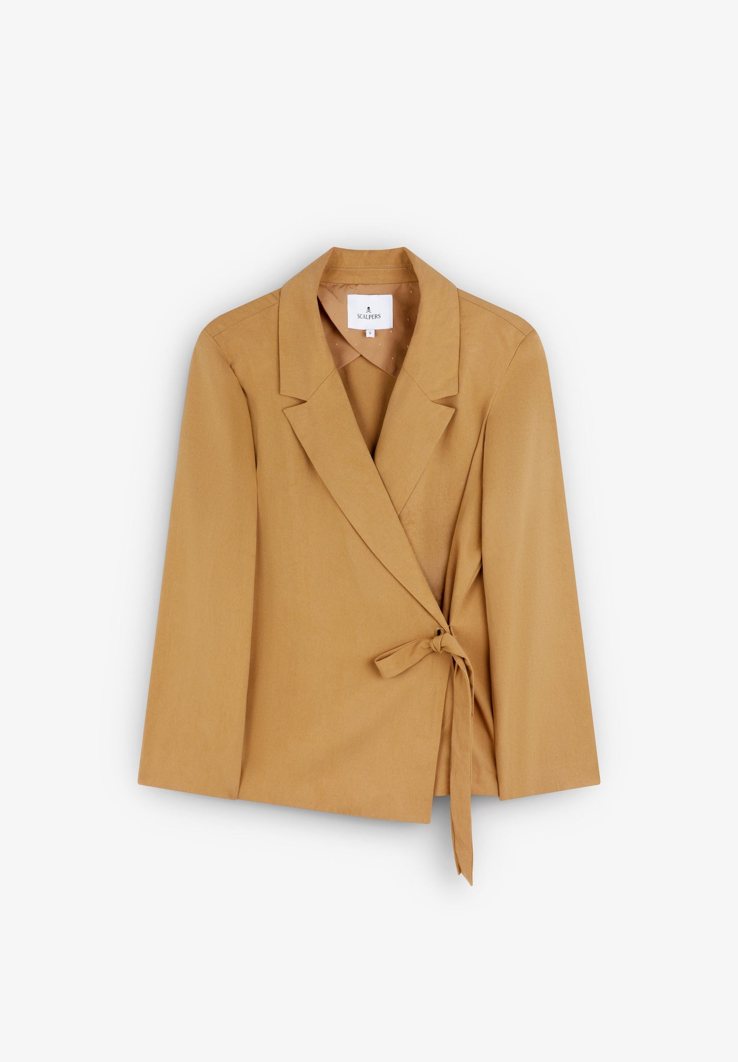 ZWEIREIHIGER BLAZER MIT SCHLEIFE