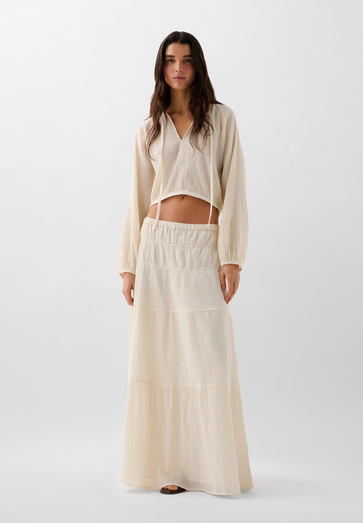 SCSTRIPES LUREX SKIRT