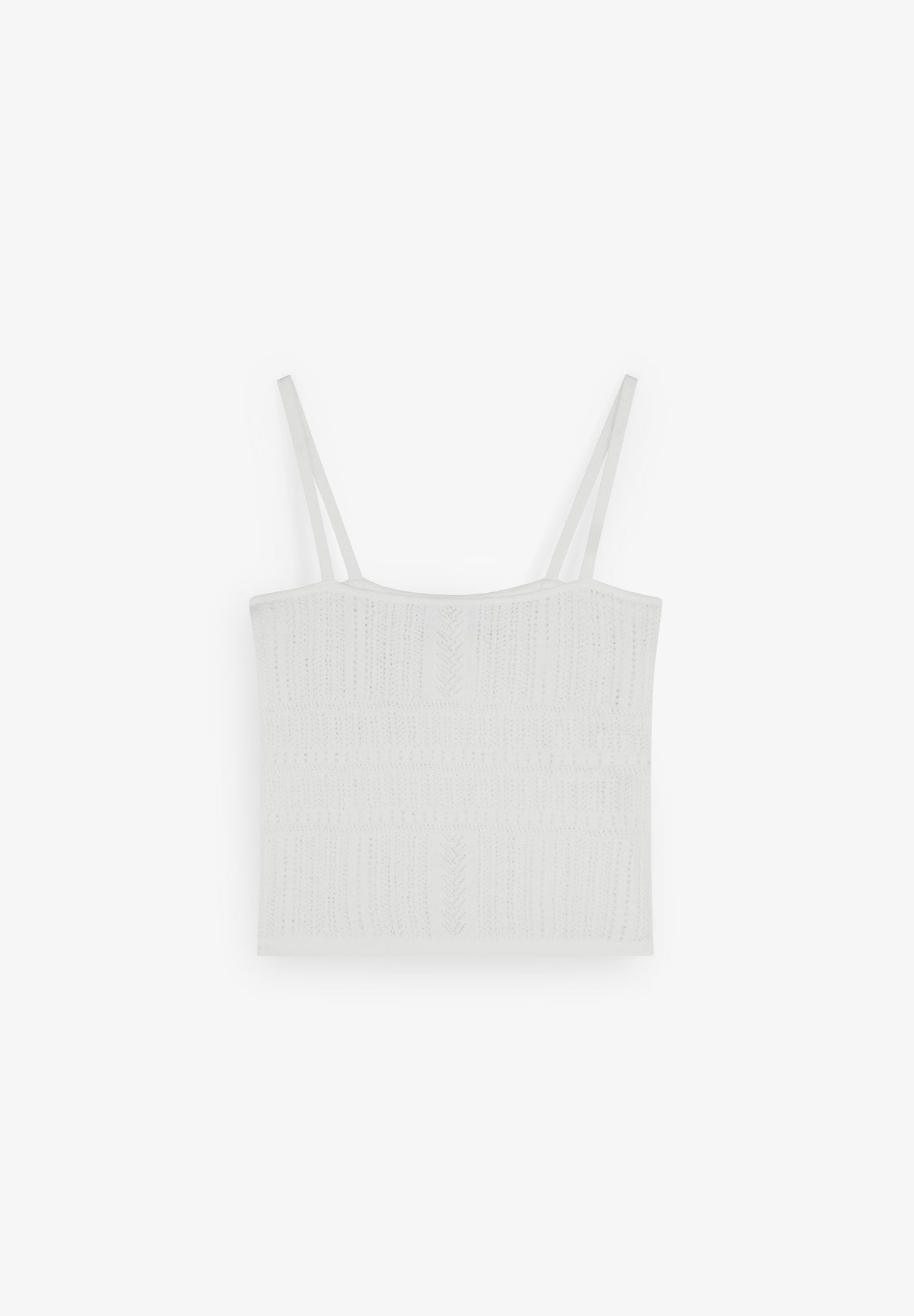 SC WEISSES POINTELLE-TOP