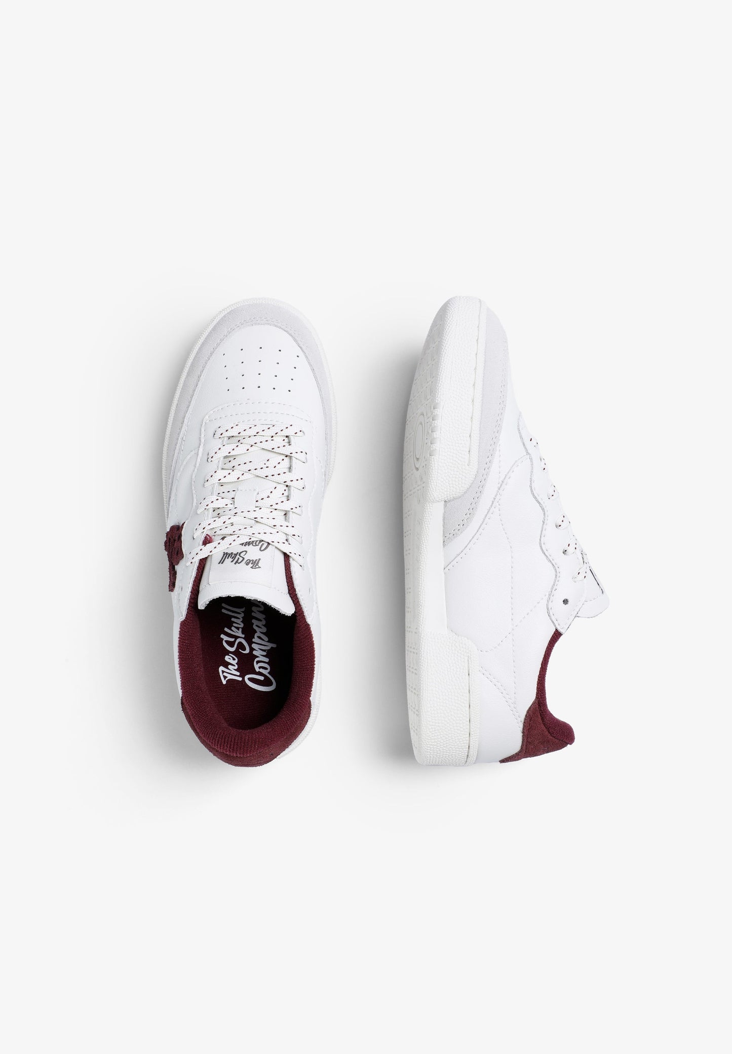 LEDERSNEAKER MIT KONTRASTFARBE