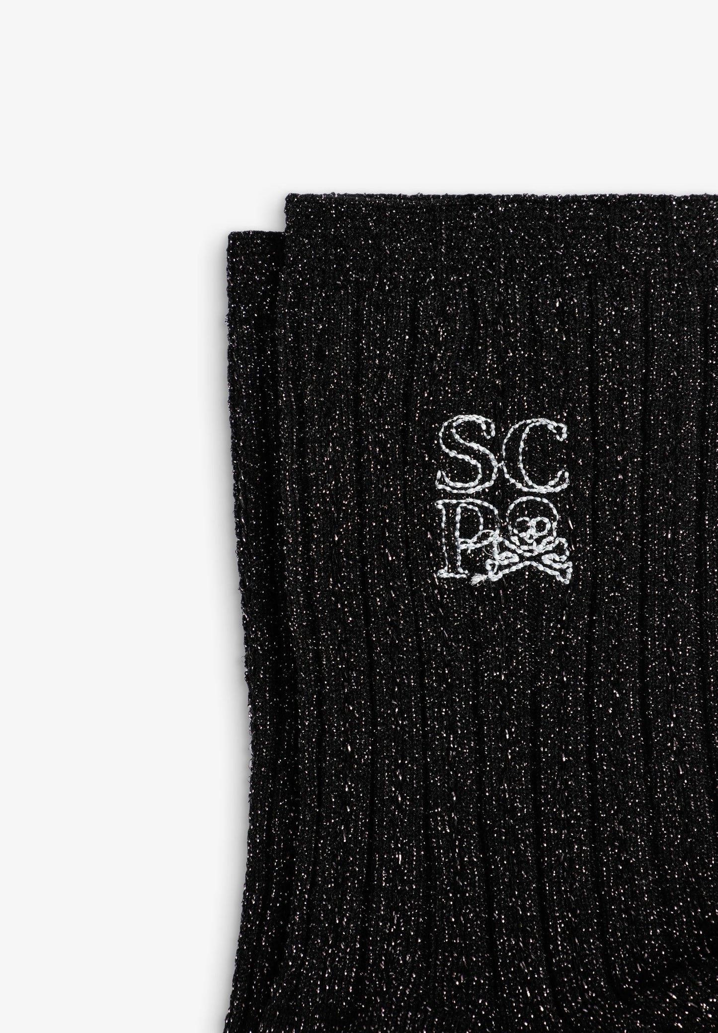 SC LUREX-SOCKEN MIT ZOPFMUSTER