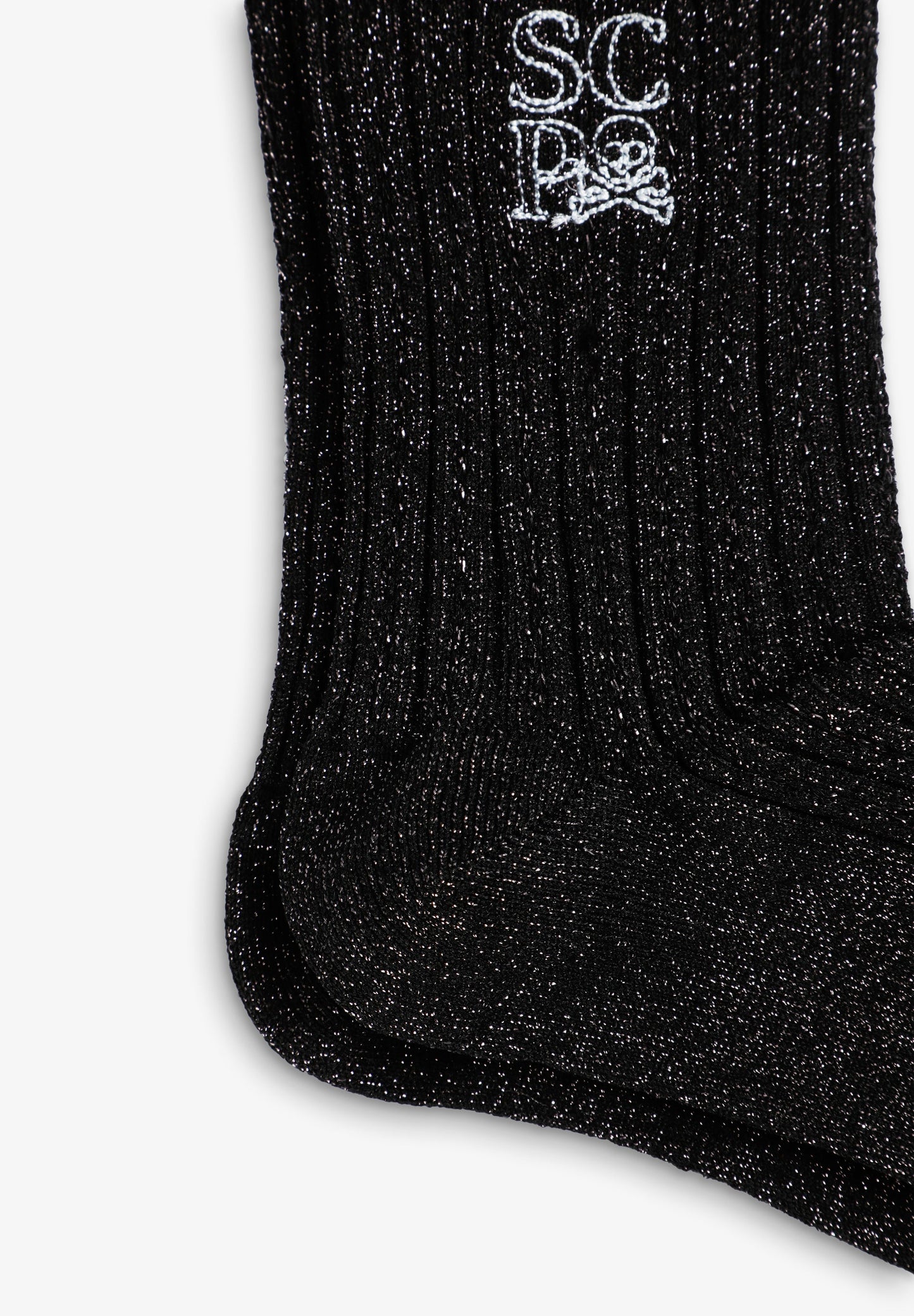 SC LUREX-SOCKEN MIT ZOPFMUSTER