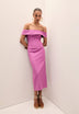 SCSTRAPLESSLINEN DRESS