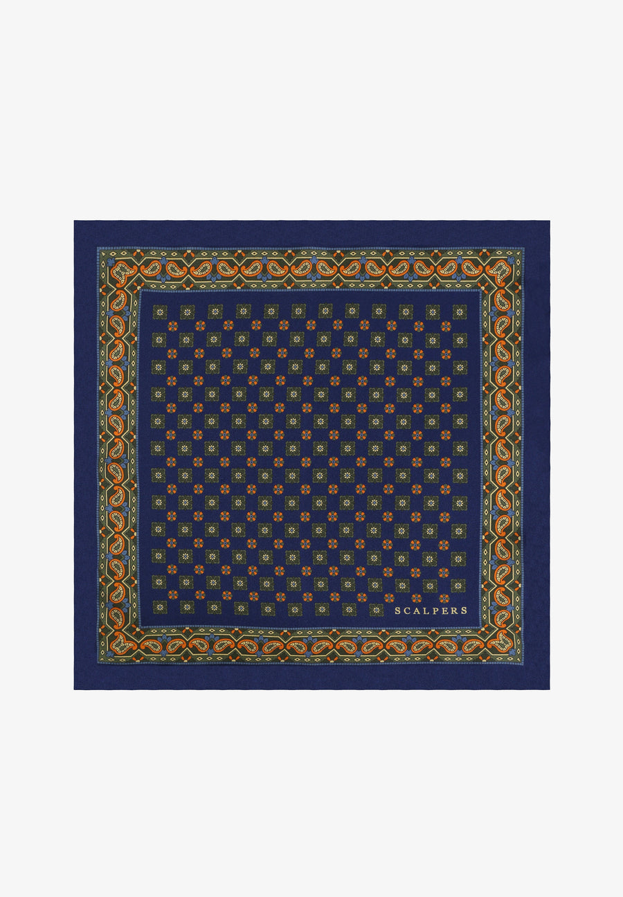 EINSTECKTUCH MIT BLUMENPRINT