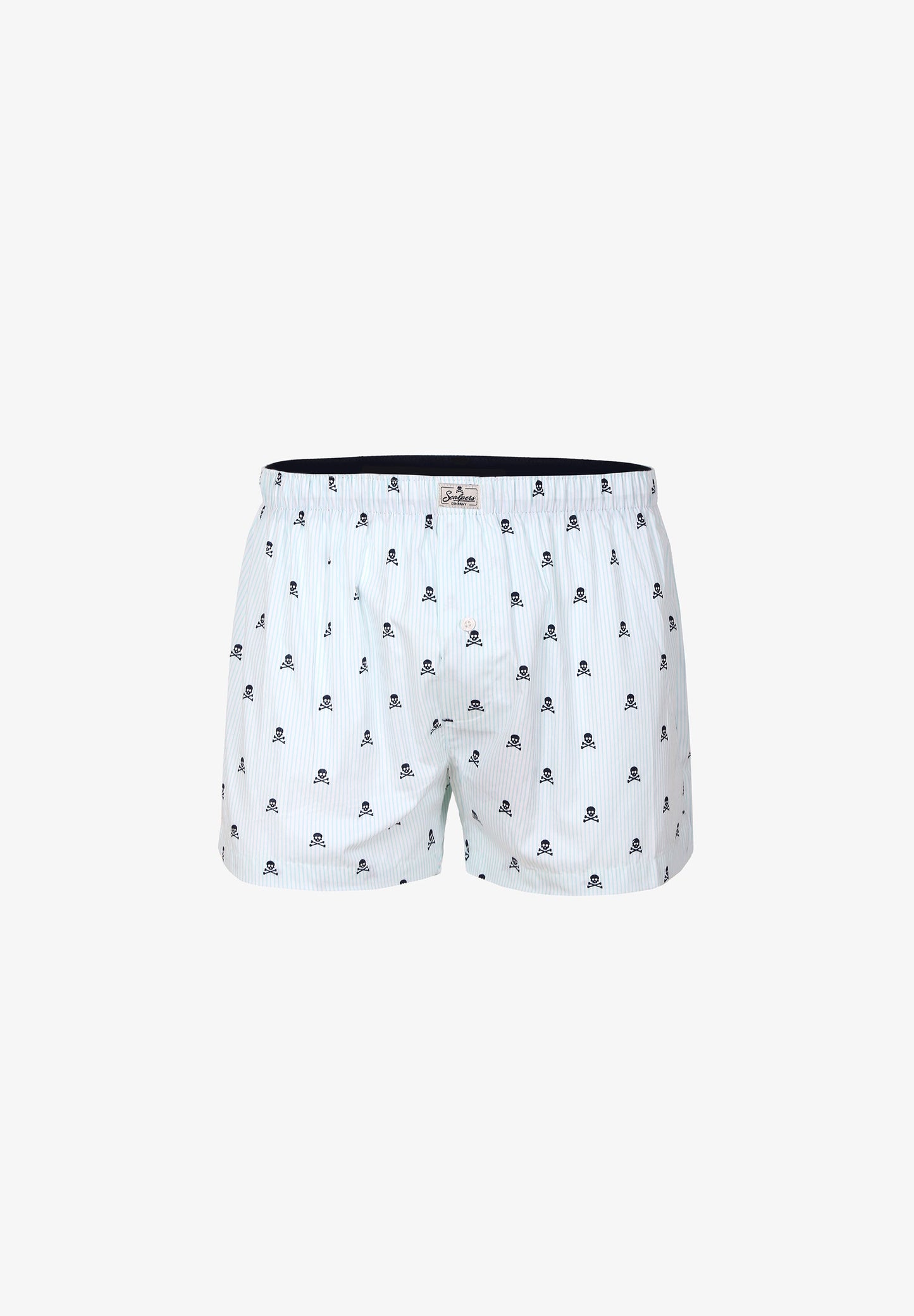 BOXERSHORTS MIT STREIFEN UND TOTENKÖPFEN