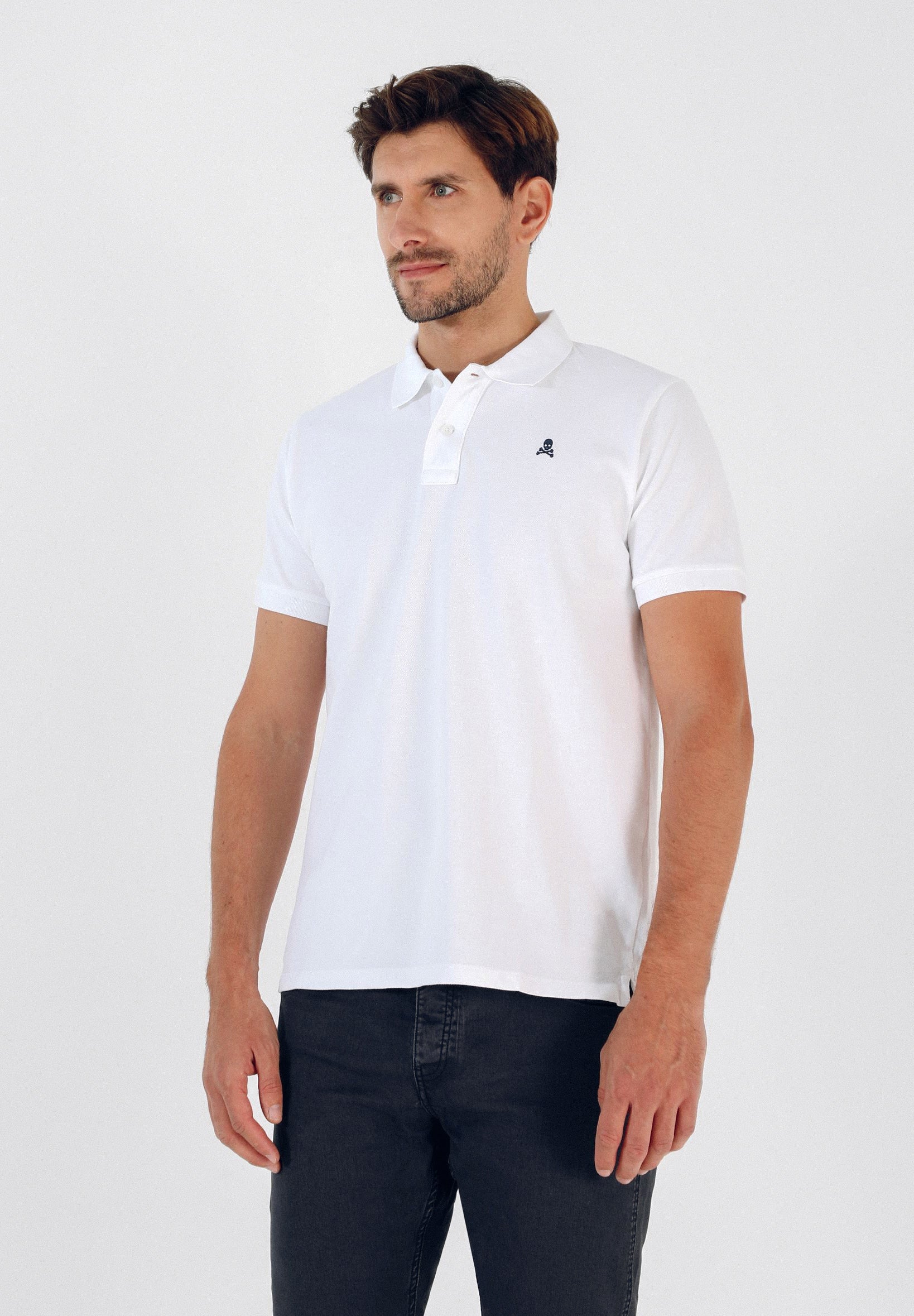 BASIC-POLOSHIRT AUS BAUMWOLLE