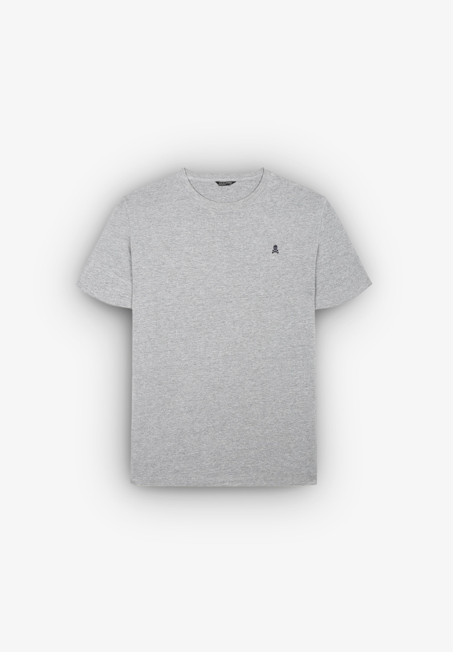 BASIC-T-SHIRT AUS BAUMWOLLE MIT TOTENKOPF