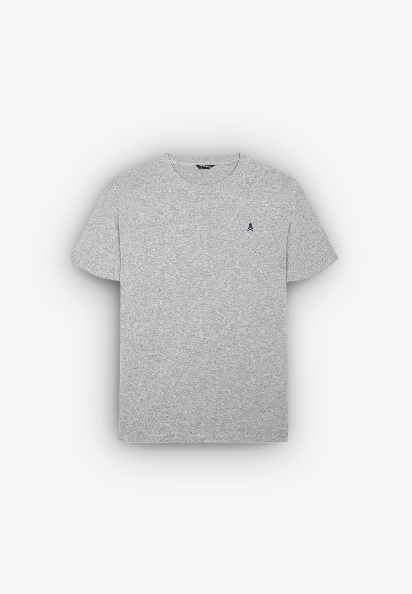 BASIC-T-SHIRT AUS BAUMWOLLE MIT TOTENKOPF