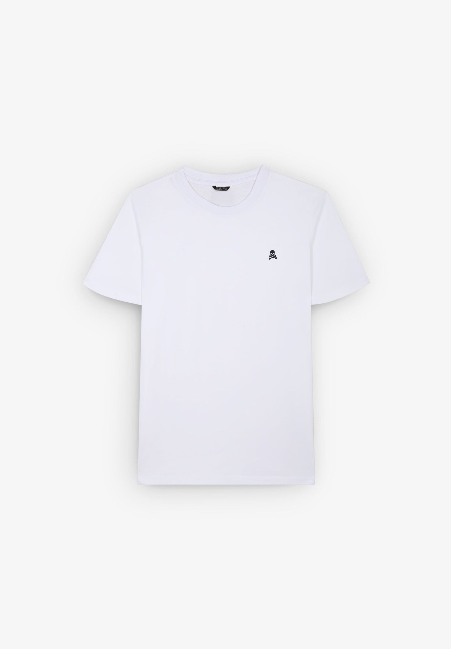 BASIC-T-SHIRT AUS BAUMWOLLE MIT TOTENKOPF
