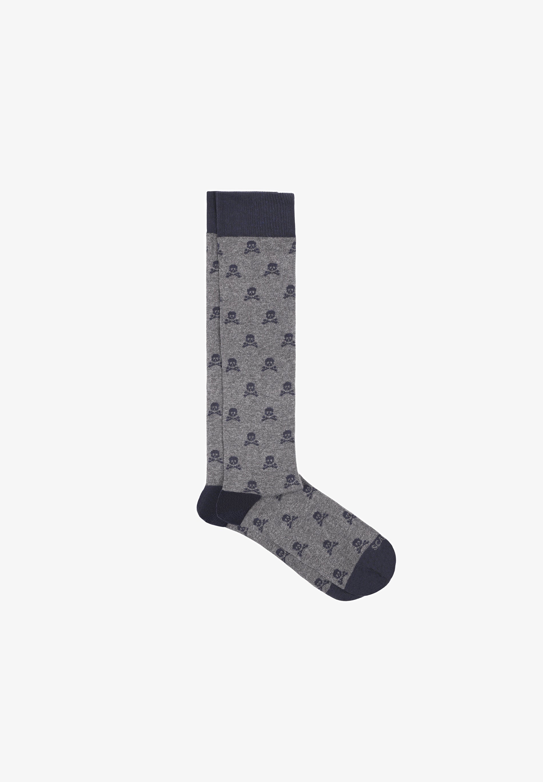 SOCKEN MIT ALLOVER-TOTENKOPF-PRINT