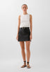 NEW LEATHER BELT SKIRT