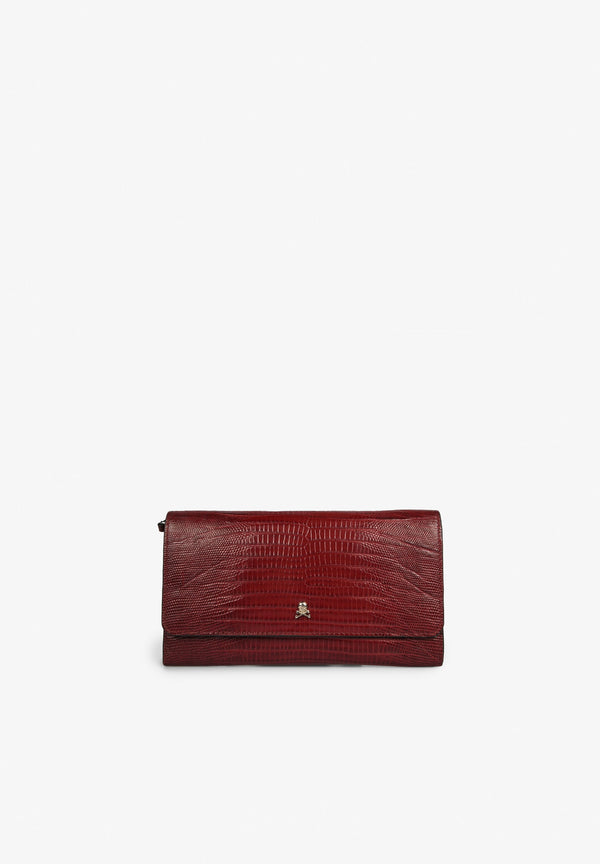 CLUTCH AUS LEDER MIT MEHREREN TRAGEMÖGLICHKEITEN