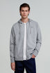 HOODIE MIT FARBLICH ABGESETZTEM TOTENKOPF