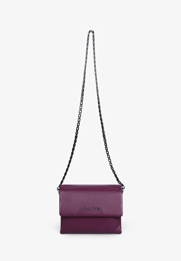 LEDERTASCHE MIT VERSCHIEDENEN FÄCHERN