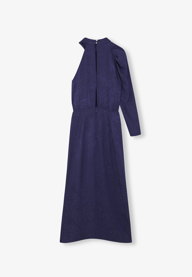 ASYMMETRISCHES KLEID AUS JACQUARD