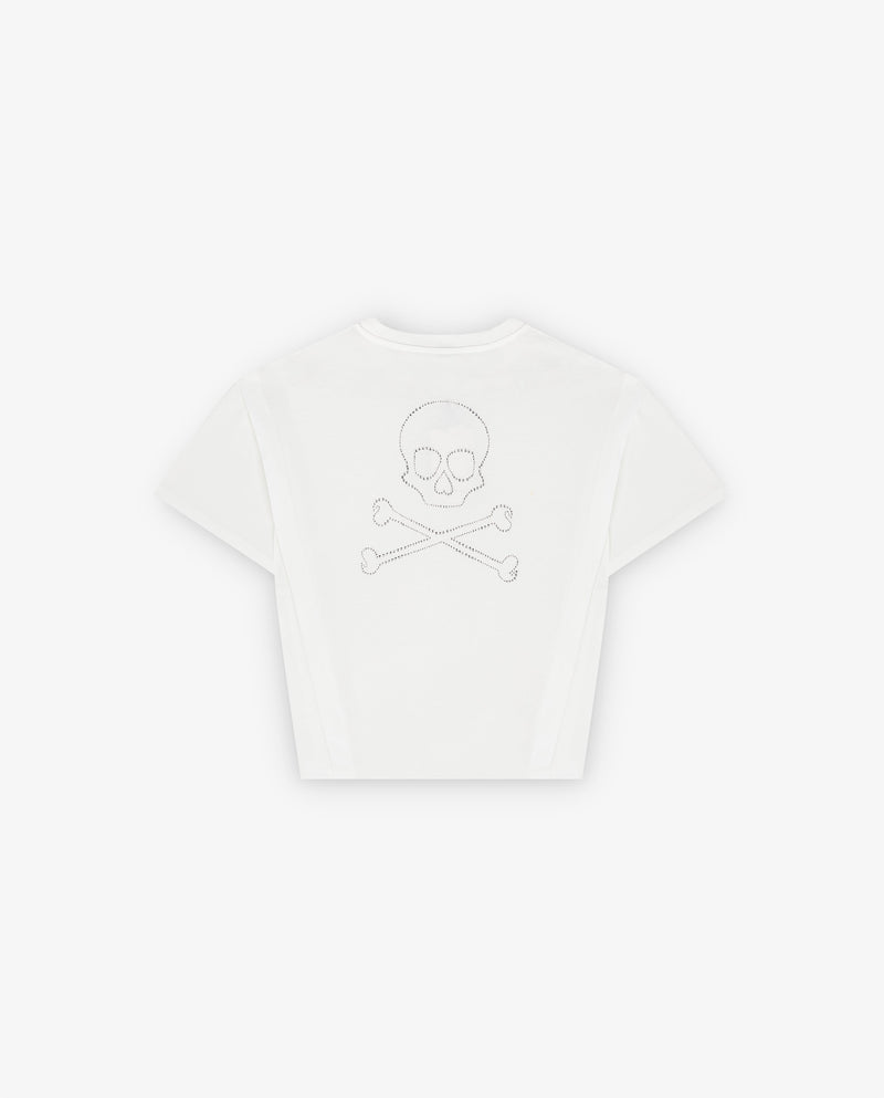 SHIRT MIT STRASS-TOTENKOPF HINTEN