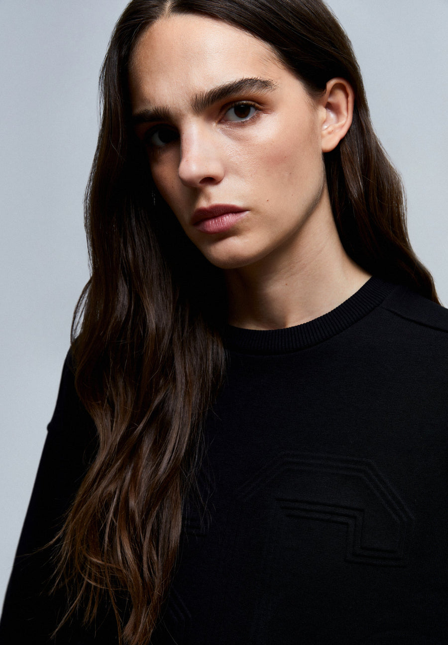 SWEATSHIRT MIT INITIALENLOGO
