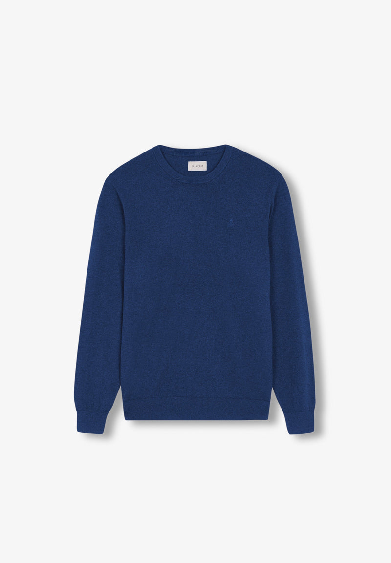 PULLOVER MIT RUNDAUSSCHNITT UND TOTENKOPF