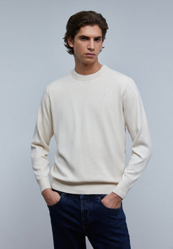 PULLOVER MIT RUNDAUSSCHNITT UND TOTENKOPF