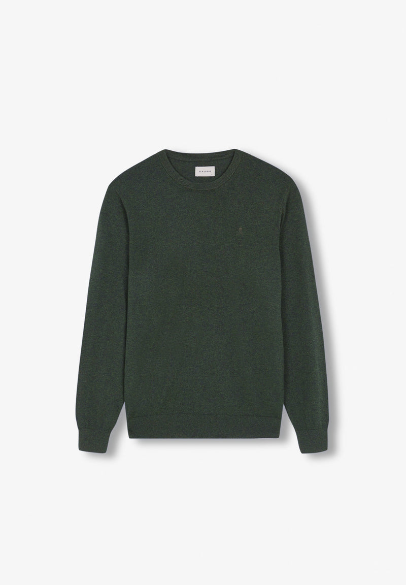 PULLOVER MIT RUNDAUSSCHNITT UND TOTENKOPF