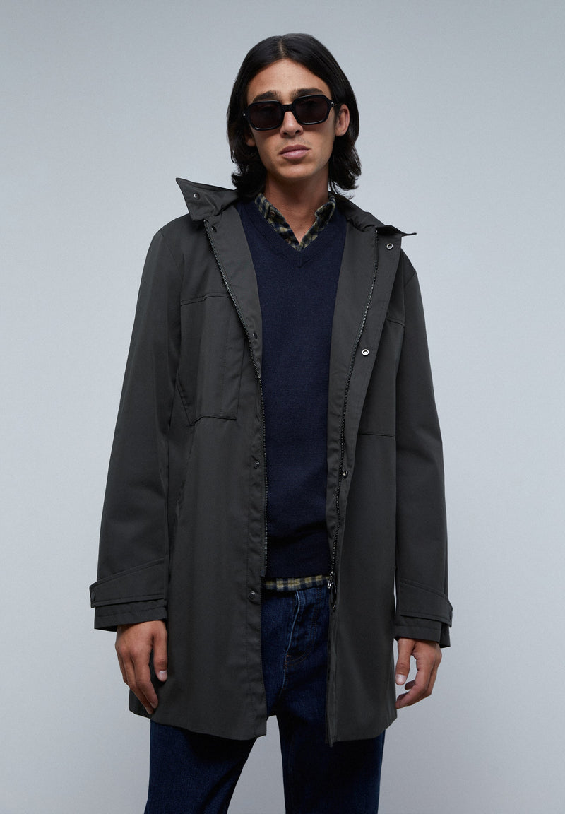 LANGER PARKA AUS BAUMWOLLE