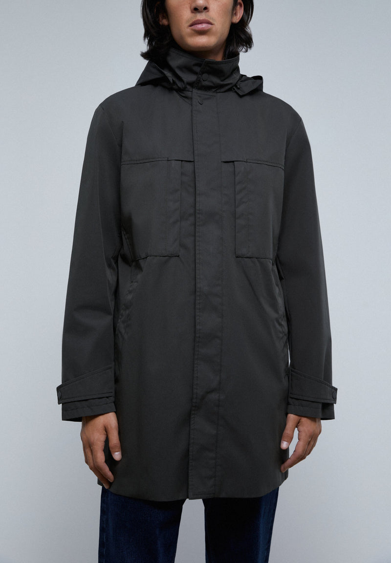 LANGER PARKA AUS BAUMWOLLE