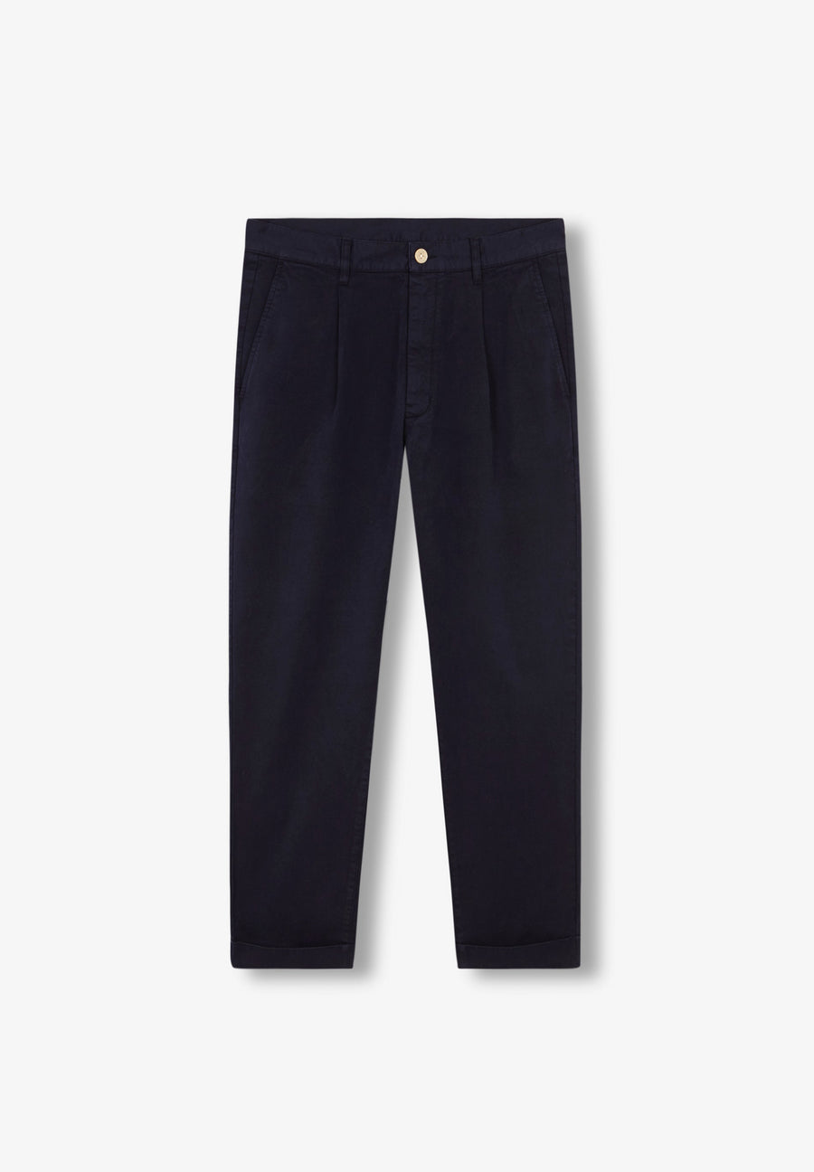 PREMIUM-CHINOHOSE MIT BUNDFALTEN