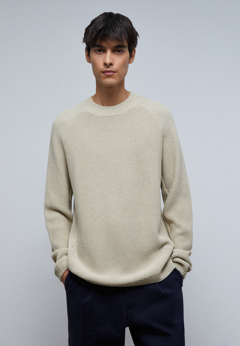 STRICKPULLOVER MIT STRUKTURMUSTER
