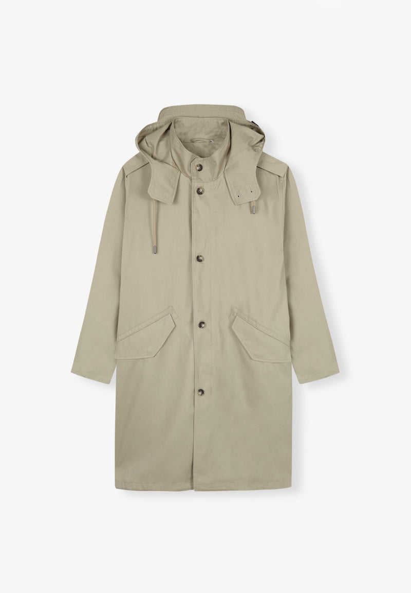 PREMIUM-TRENCHCOAT AUS BAUMWOLLE
