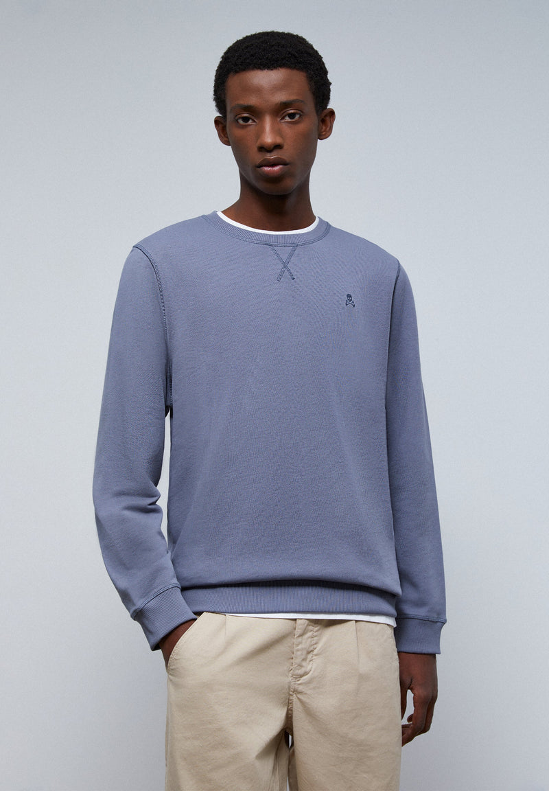 BASIC-SWEATSHIRT MIT TOTENKOPF