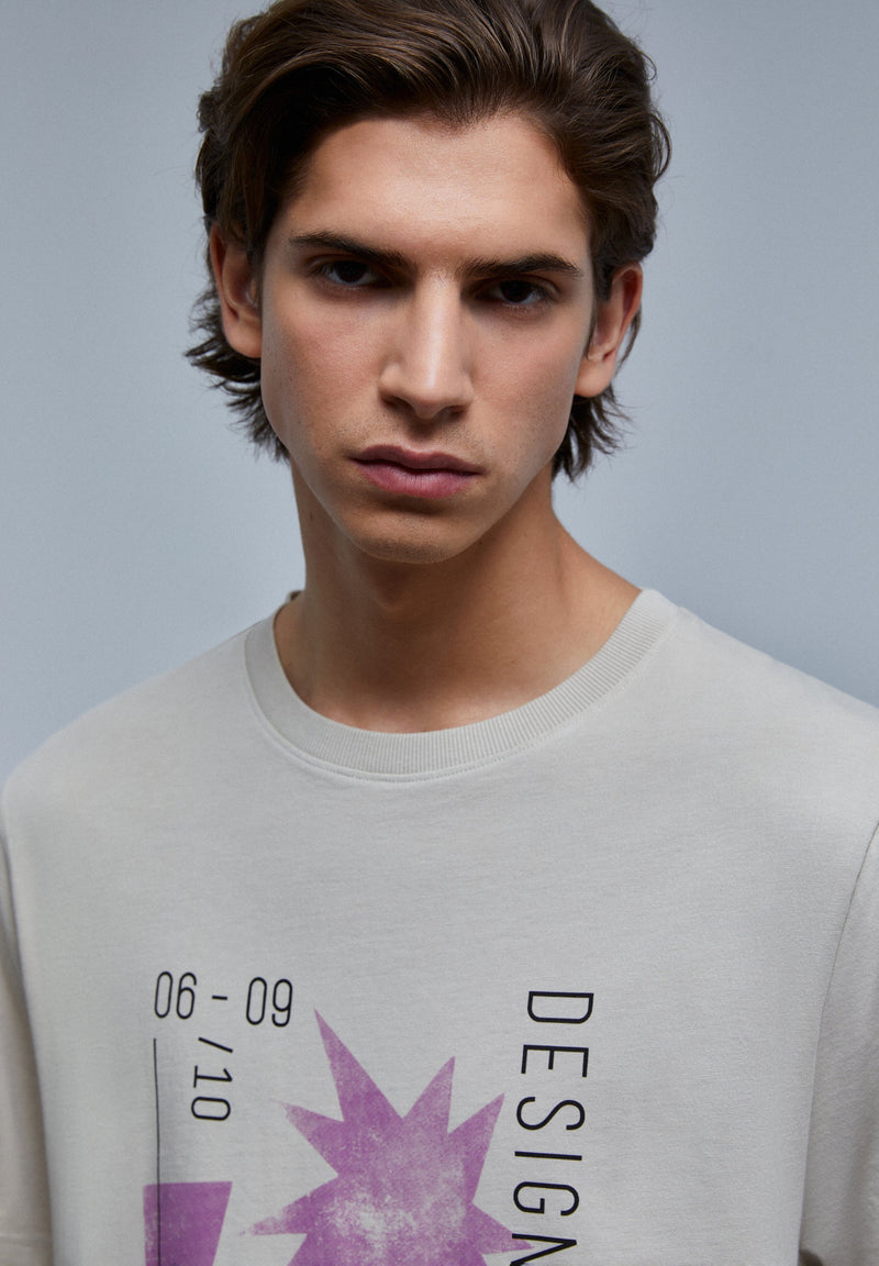 SHIRT MIT EXPLOSIONSMOTIV