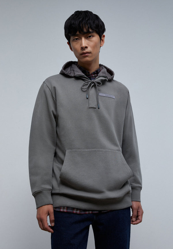 SWEATSHIRT MIT KAPUZE UND REIßVERSCHLUSS
