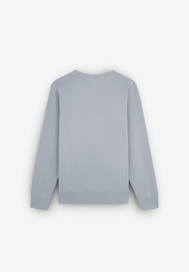 SWEATSHIRT MIT TOTENKOPF IM RELIEF