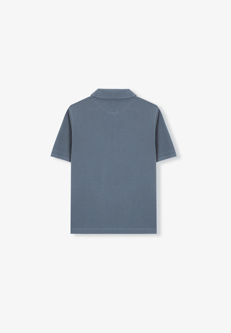 BASIC-POLOSHIRT MIT TOTENKOPF