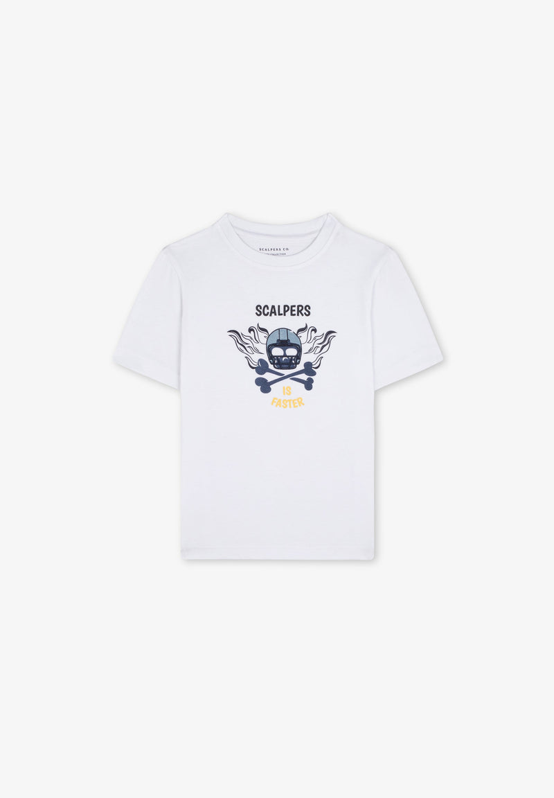 SHIRT MIT SCHAUMDRUCK VORNE