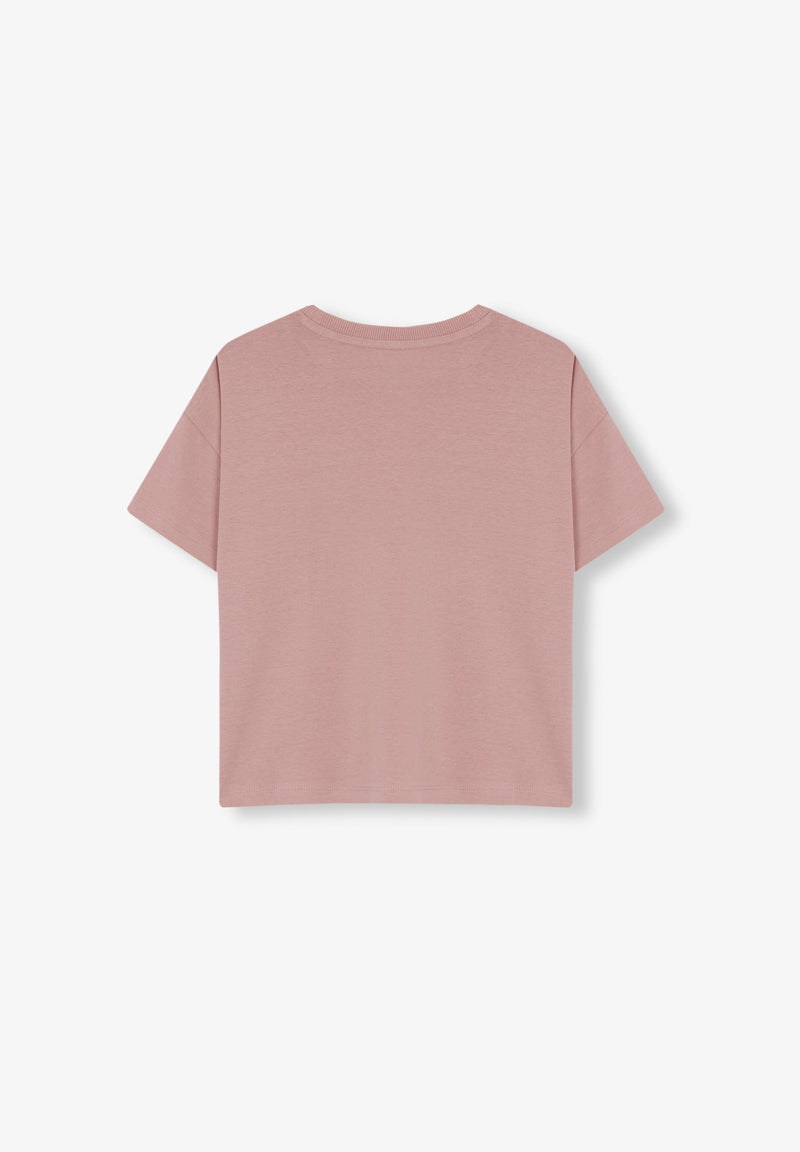 SHIRT MIT SCHAUMDRUCK VORNE