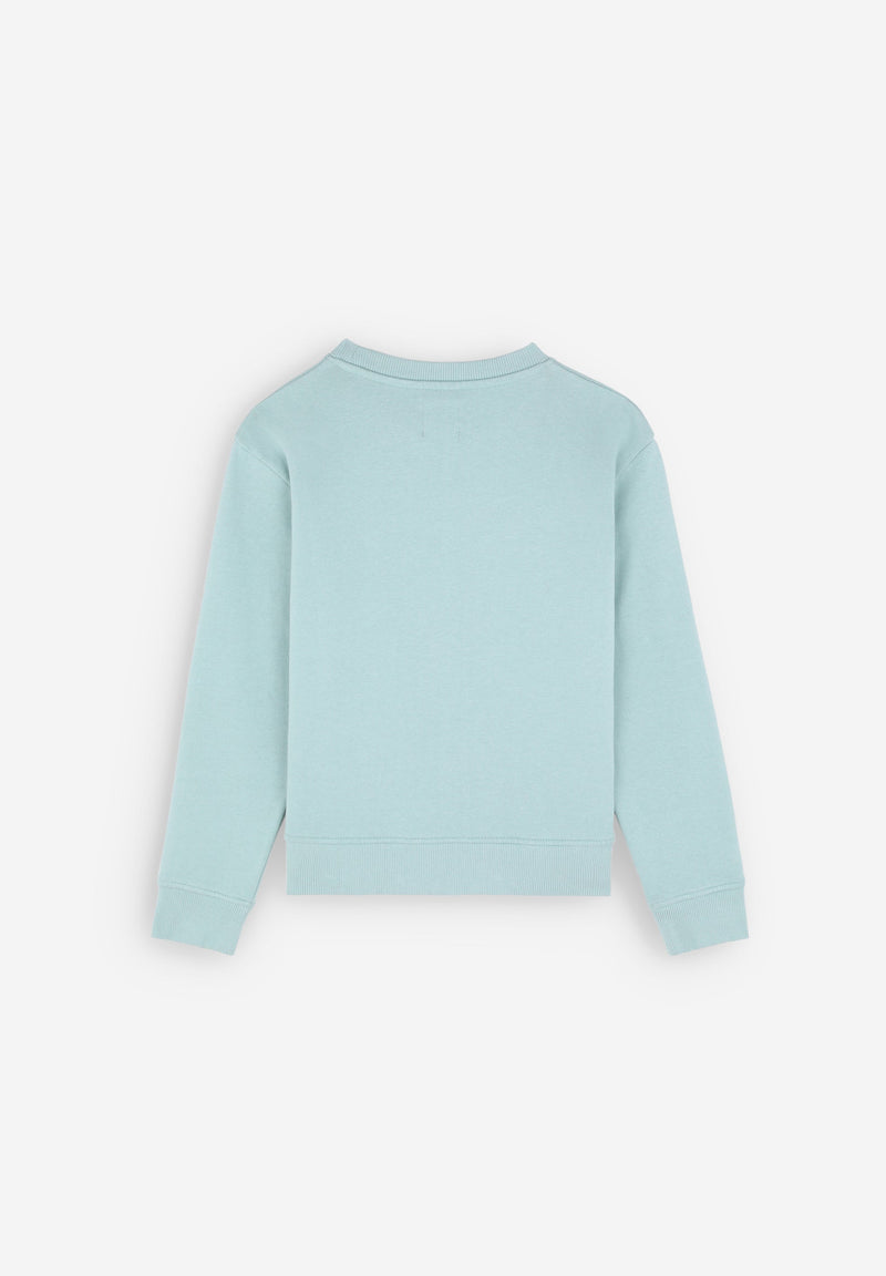 SWEATSHIRT MIT TOTENKOPFSTICKEREI