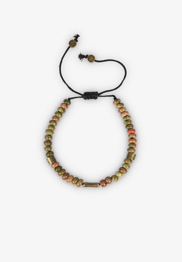 ARMBAND MIT RUNDEN STEINEN