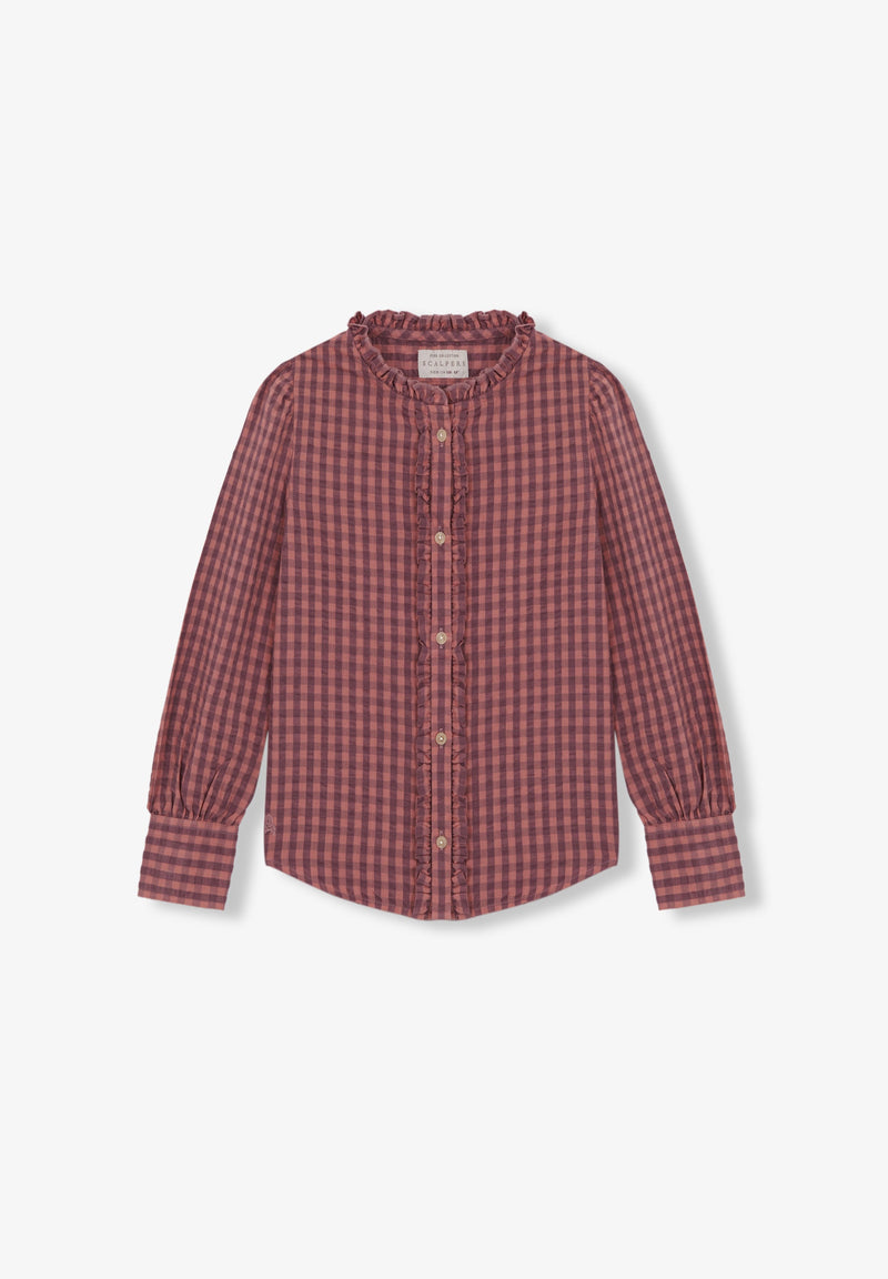 BLUSE MIT VICHYKAROS
