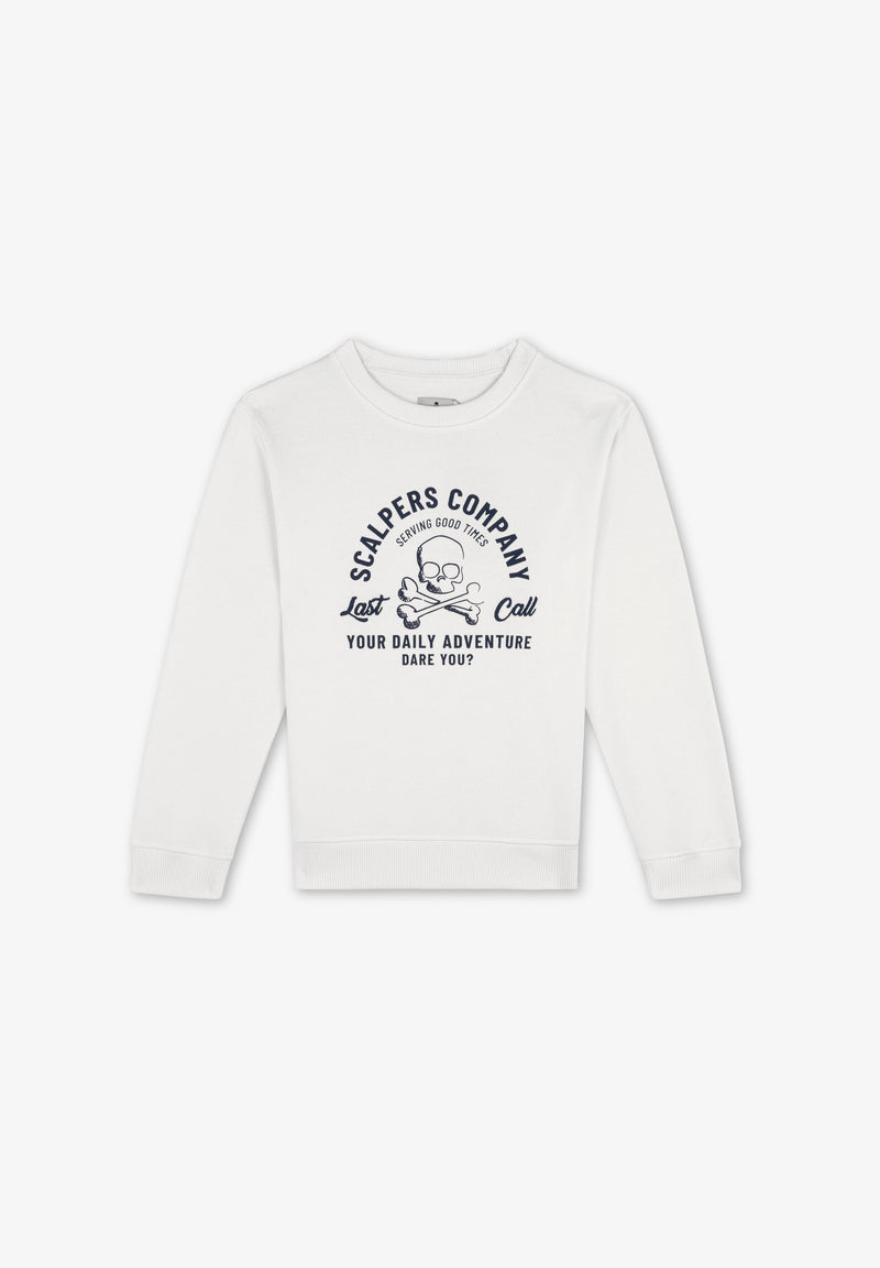 SWEATSHIRT MIT PRINT UND STICKEREI