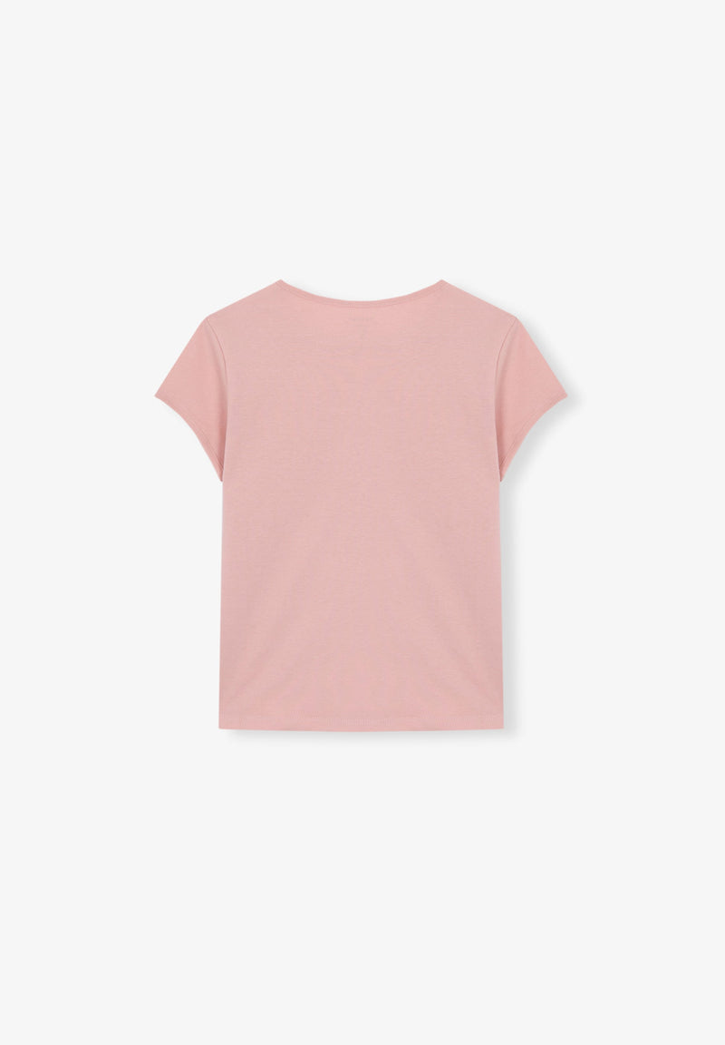 FOIL-SHIRT MIT BLUMENMUSTER