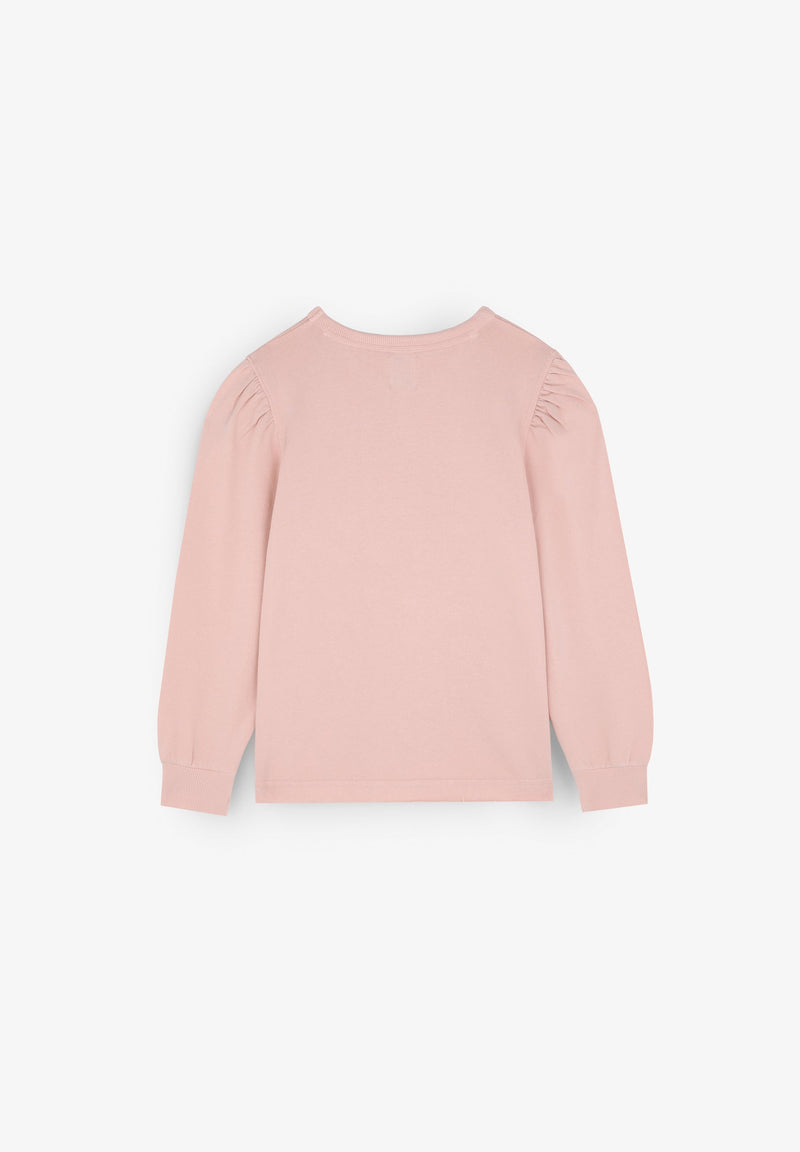 SWEATSHIRT MIT TOTENKOPF UND RAFFUNG